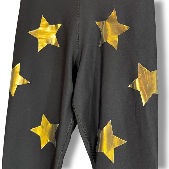 Ultracor Lux Essentials Gold Star Knockout Ultra High Black Active Leggings XS - Picture 3 of 9